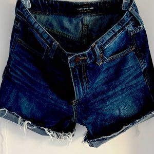 Lucky darkwash shorts. Size4/27